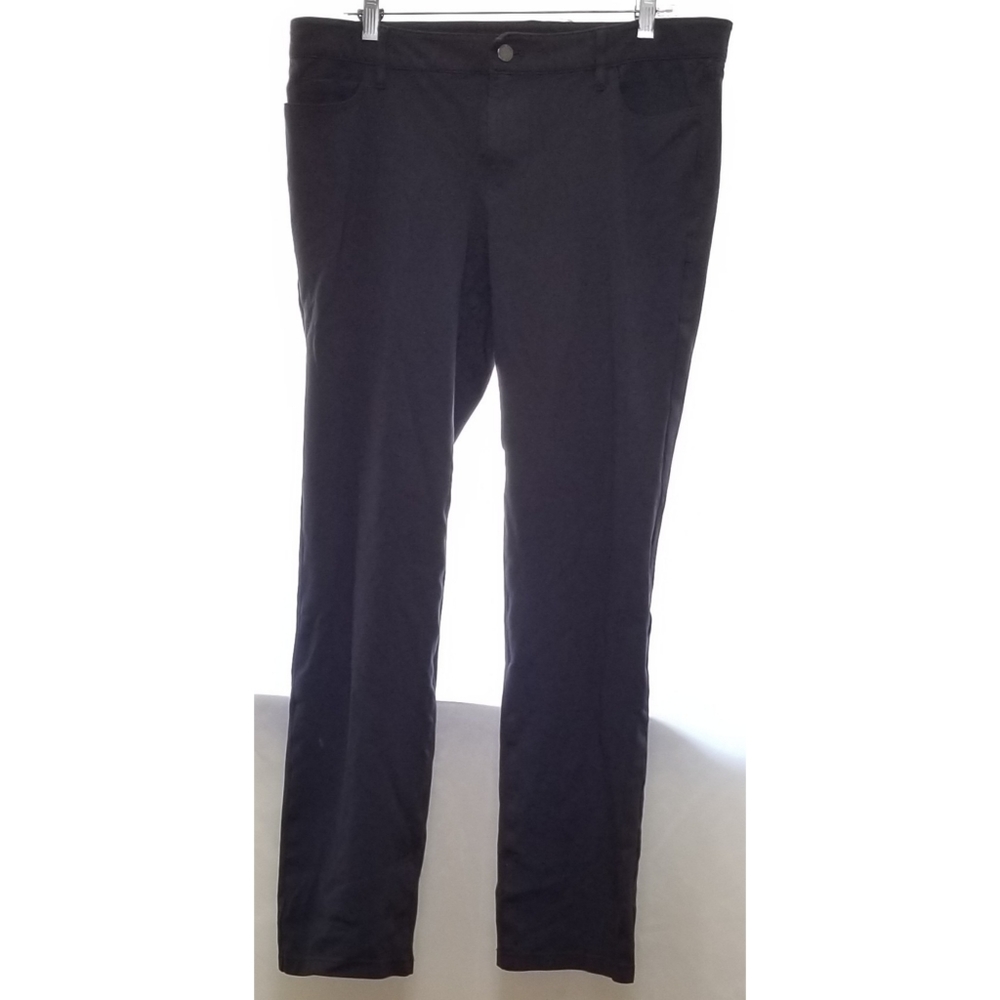 Ann Taylor 'denim' stretch Sz 14 Taupe